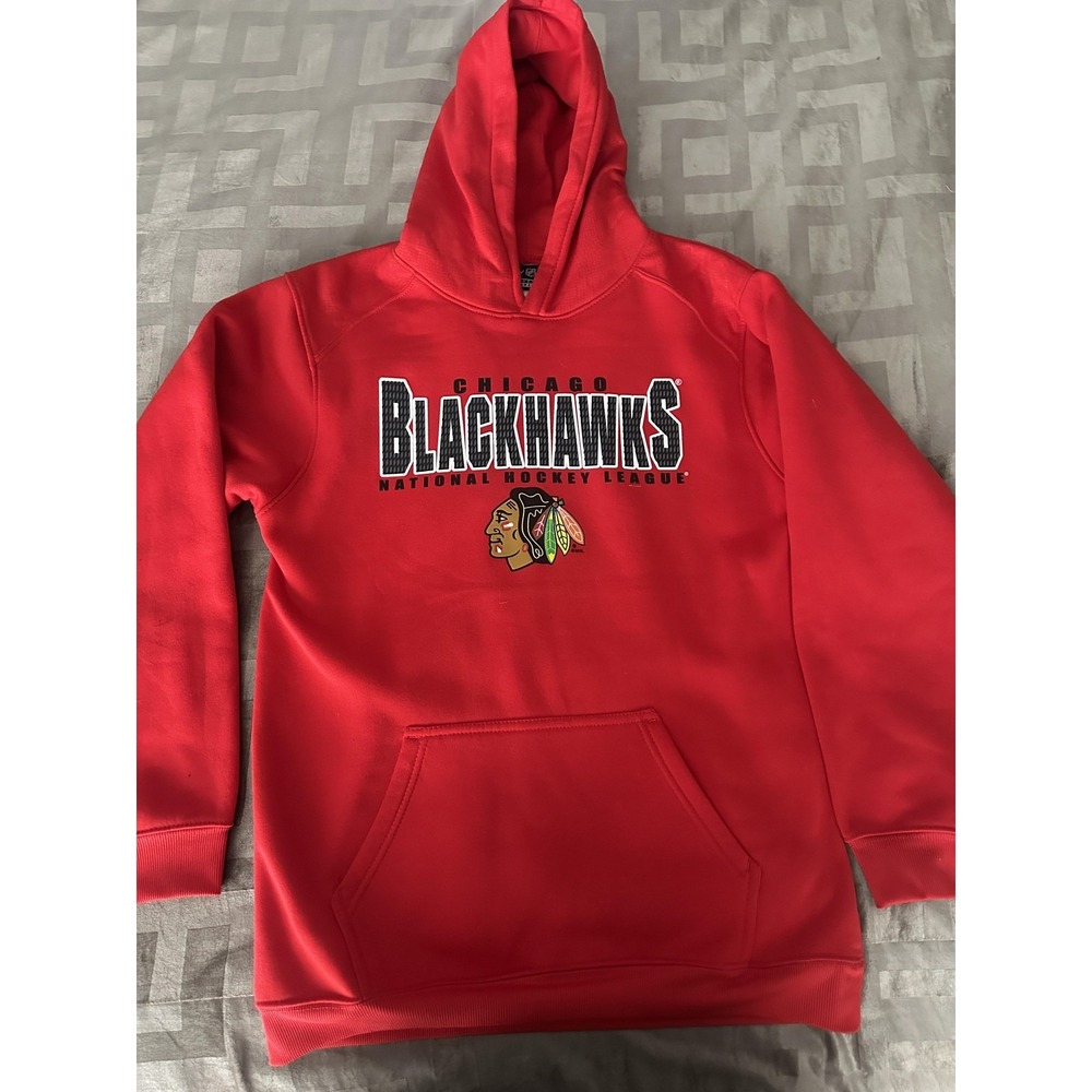 Chicago Blackhawks Hoodie Youth XL Red NHL Hockey‎ My NHL Pullover Sweatshirt